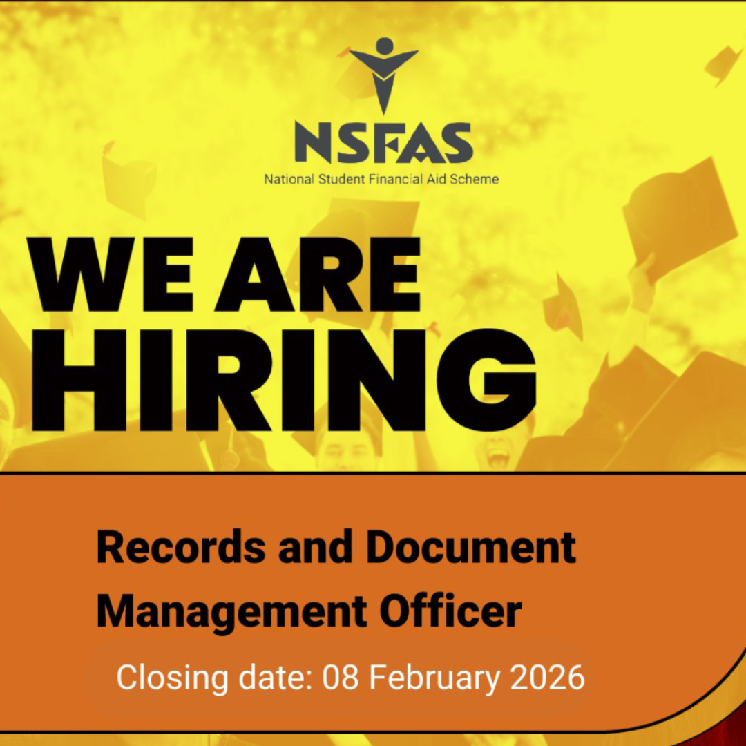NSFAS is Hiring a Records & Document Management Officer